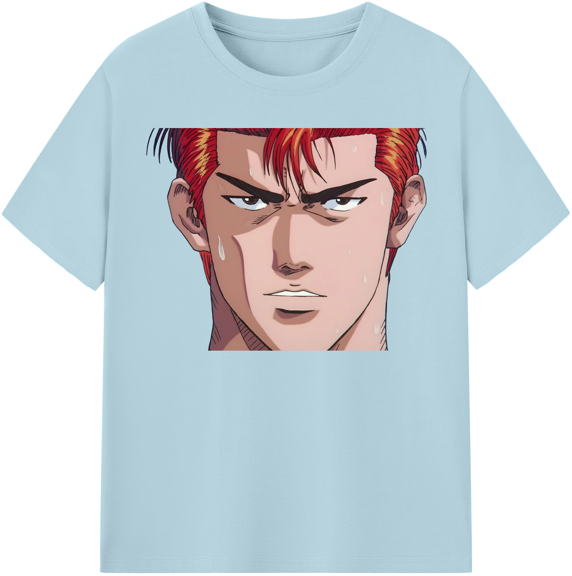 SLAM DUNK／スラムダンク 綿100％半袖Tシャツ（フロントプリント）